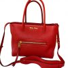 Miu Miu Rote Einkaufstasche