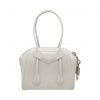 Bolso Givenchy Antigona Lock Mini en cuero blanco - dettaglio
