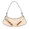 Sac Fendi O Lock Swing en cuir ivoire