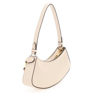 Fendi O Lock Swing bag in ivory-colored leather - detail view