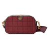 Sac à bandoulière Gucci Ophidia en tissu matelassé bordeaux et toile suprême GG