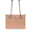 Gucci GG Marmont Shopping Bag in Beige Leather