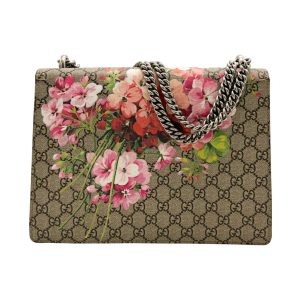 Gucci Dionysus GG Supreme Blooms bag medium size - detail view