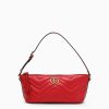 Gucci small GG marmont shoulder bag red