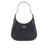 Sac à bandoulière Prada City en cuir noir