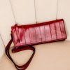 Gucci by Tom Ford Burgundy Eel Leather Clutch