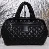 Chanel Coco Cocoon handbag in black quilted nylon