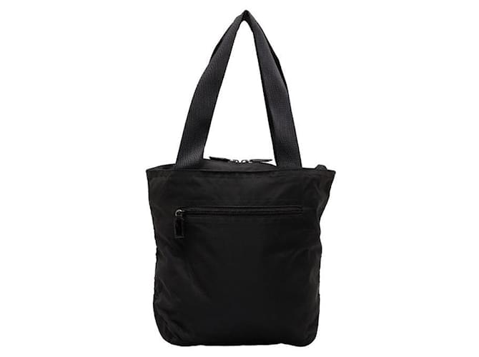 Sac Tote Prada noir en nylon - vue détaillée
