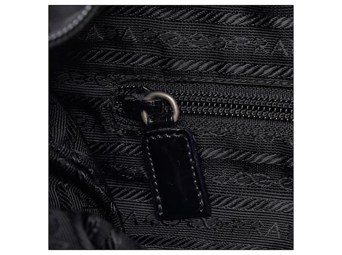 Sac Tote Prada noir en nylon - vue détaillée