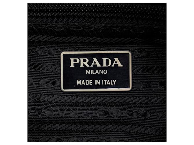 Sac Tote Prada noir en nylon - vue détaillée